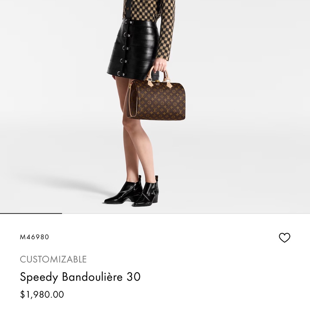 Louis Vuitton Speedy Bandoulière 30 - Picture 4 of 14